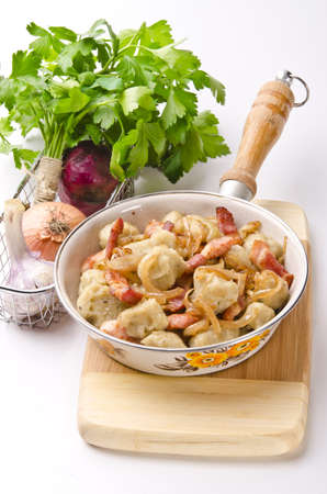 Silesian potato dumplingsの写真素材