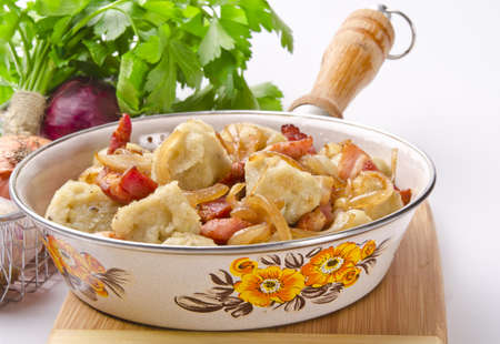 Silesian potato dumplingsの写真素材