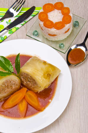 cabbage rollsの写真素材
