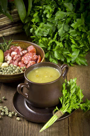 pea soupの写真素材
