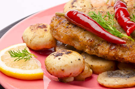 Wiener Schnitzelの写真素材