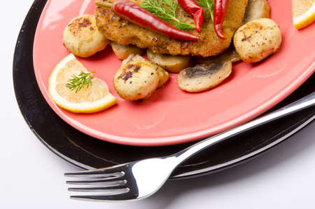 Wiener Schnitzelの写真素材