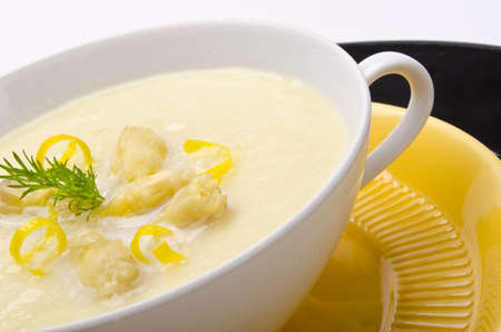asparagus cream soupの写真素材