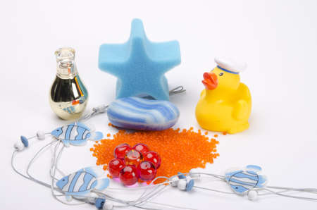 Bath spongeの写真素材
