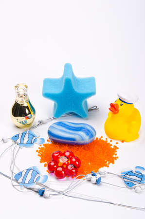 Bath spongeの写真素材