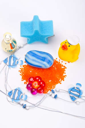 Bath spongeの写真素材