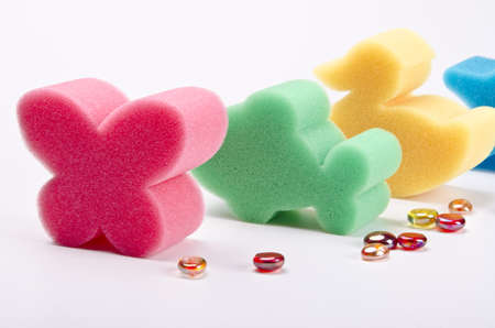 Bath spongeの写真素材