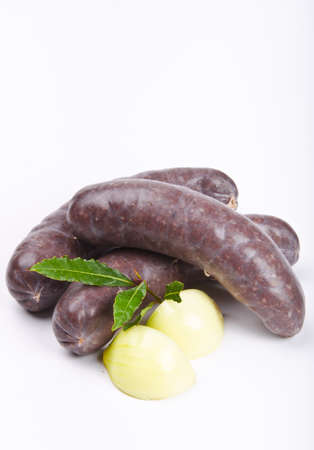 Krupniok traditional blood sausage in Polish cuisineの写真素材