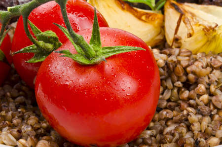 Roasted tomatoesの写真素材