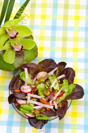 Fitness saladの写真素材