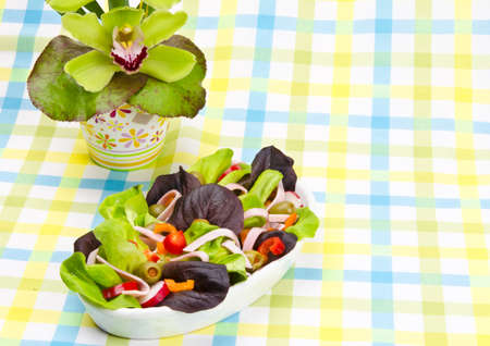 Fitness salad の写真素材