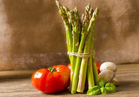 green Asparagus の写真素材