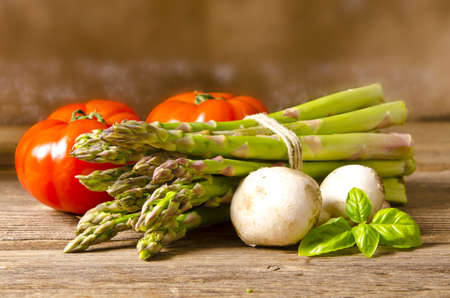 green Asparagus の写真素材