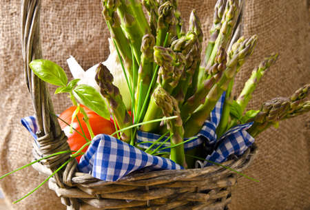 Vegetable basketの写真素材