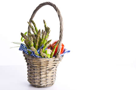 Vegetable basketの写真素材