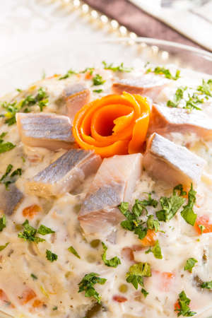 vegetables -  herring salad
