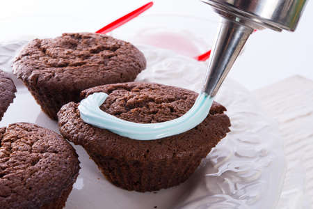 Cupcakes icingの写真素材