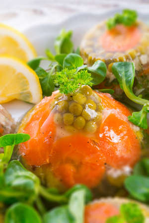 meat aspicの写真素材