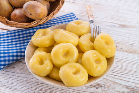 potato dumplingsの写真素材