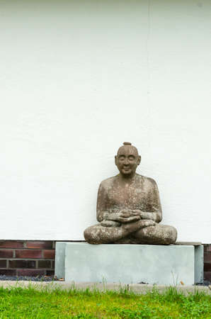 meditating manの写真素材