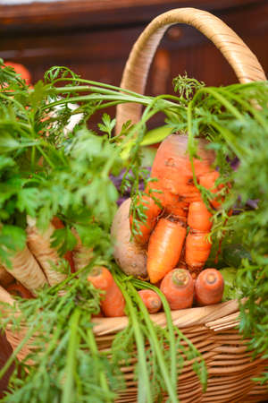 Vegetable basketの写真素材