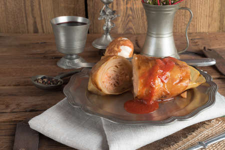 stuffed cabbage leaf