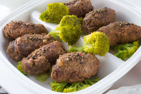 tasty cattle rouladesの写真素材