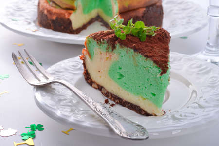 peppermint cakeの写真素材