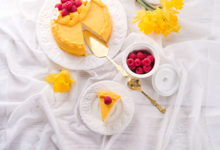 egg liquor cakeの写真素材