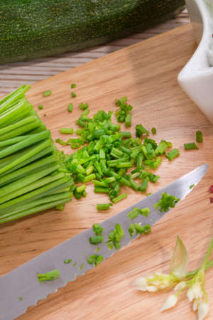 have breakfast curd with chives