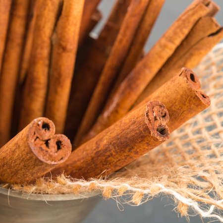 Cinnamon sticksの写真素材