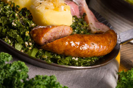 Kale or borecoleの写真素材