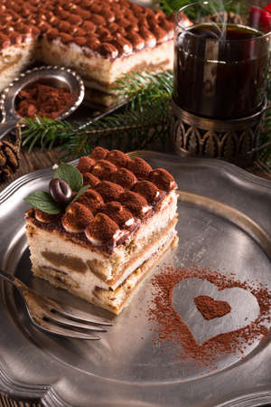 Christmas tiramisuの写真素材