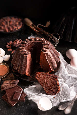 Chocolate cakeの写真素材