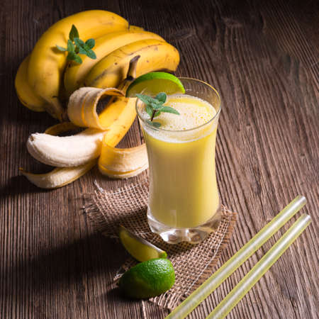 Bananenshakeの写真素材