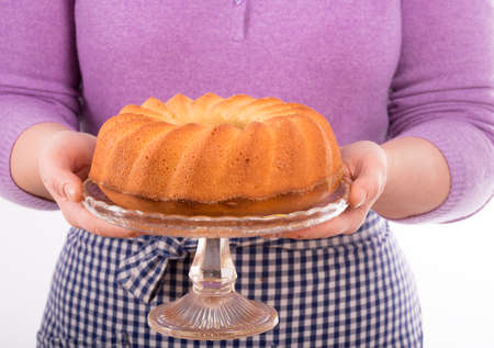 cake glaze preparationの写真素材