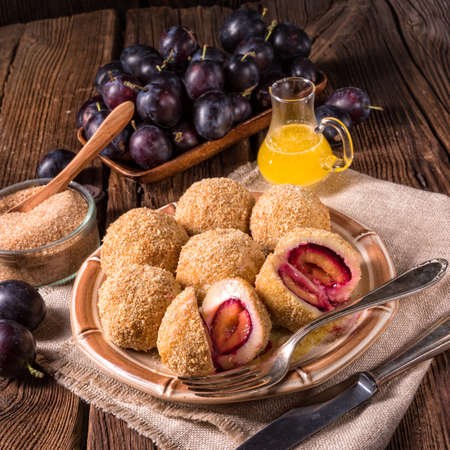 Plum dumplingsの写真素材