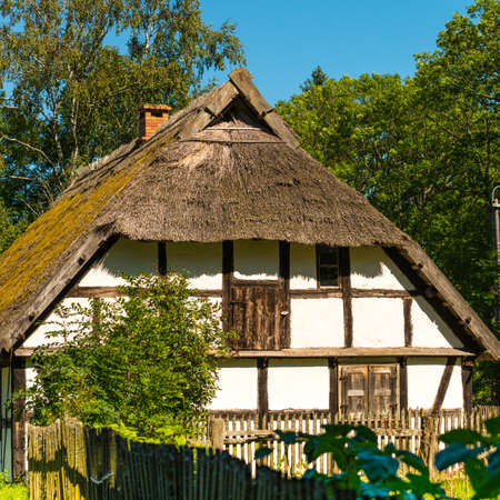 polish ethno- villageの写真素材