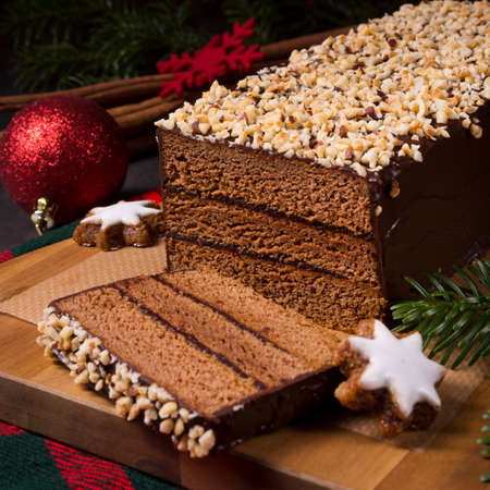 Filled gingerbreadの写真素材