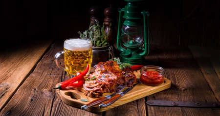 Tasty Barbecue pulled porkの写真素材