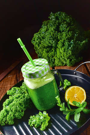 kale smoothieの写真素材