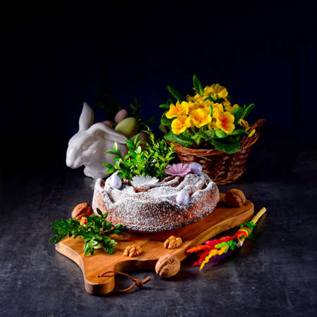 traditional polish easter cakeの写真素材