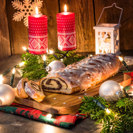 a delicious Christmas poppy seeds Silesian styleの写真素材