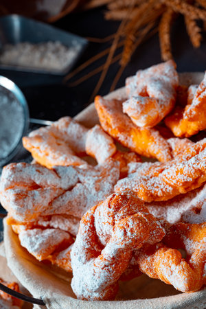 Raderkkuchen is a traditional Polish lard pastry.の写真素材