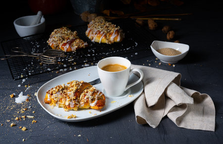 Polish St. Martin's Day Croissants (Marcinki)の写真素材