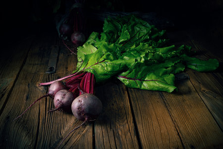 Botwina, Rustic Young Beetrootの写真素材