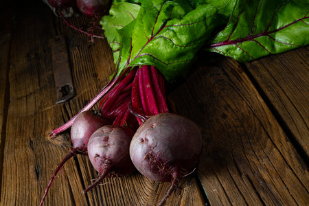 Botwina, Rustic Young Beetrootの写真素材