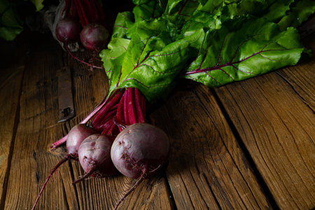 Botwina, Rustic Young Beetrootの写真素材