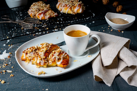 Polish St. Martin's Day Croissants (Marcinki)の写真素材