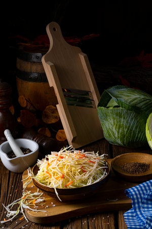 Delicious sauerkraut Polish styleの写真素材